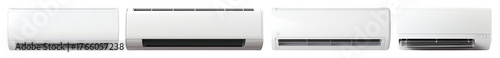 PNG Modern air conditioning units displayed, element set on transparent background