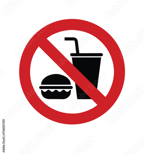 No food allowed sign best vactor image.eps