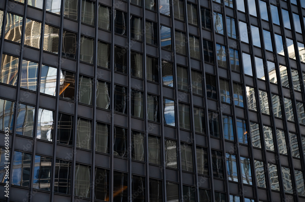 Obraz premium modern office building close up view
