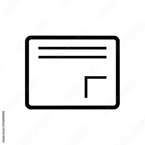 Credit card icon payment method vector illustration finance transaction banking online shopping secure pay 100 char