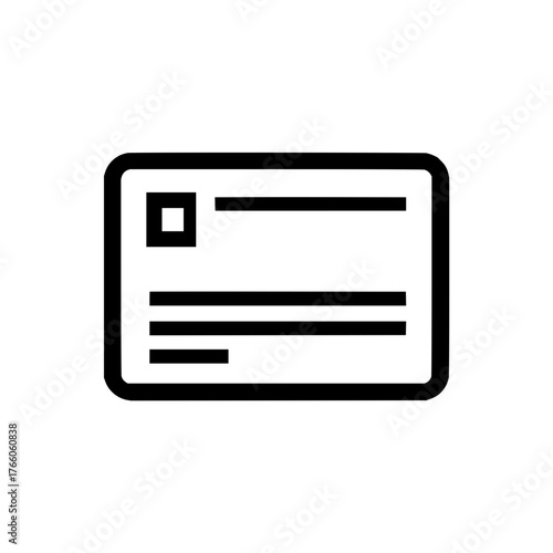 Business card template design vector, visiting card layout, contact card, personal card, name card design