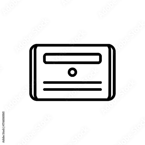 Mailbox icon vector illustration of post box letter box for receiving mail and sending letters design 100