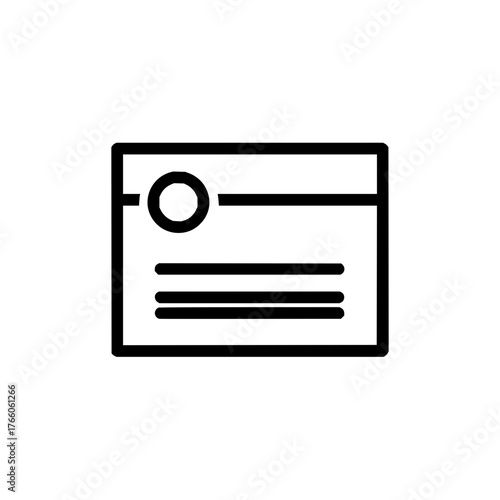 Business card template design vector illustration for personal branding and contact information 100 char