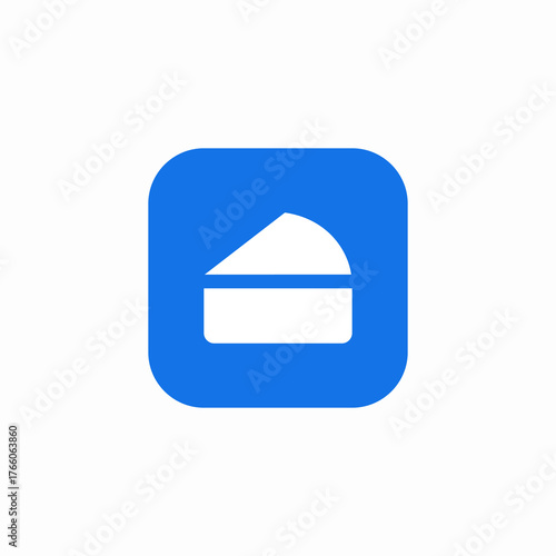 cheese slice icon sign vector