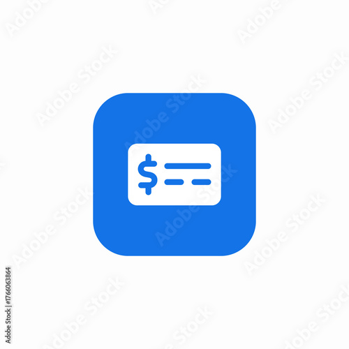 cheque check icon sign vector