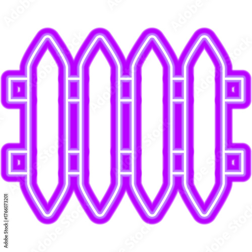 Radiator Neon Sign. Vector Illustration of Bright Plumber Object in Glowing Style. Water Battery Led Lamp Icon over Transparent Background. 