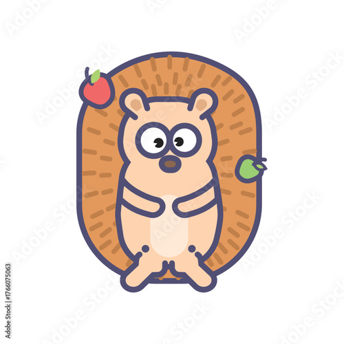 cute cartoon cat and dog illustration with kitten and hamster