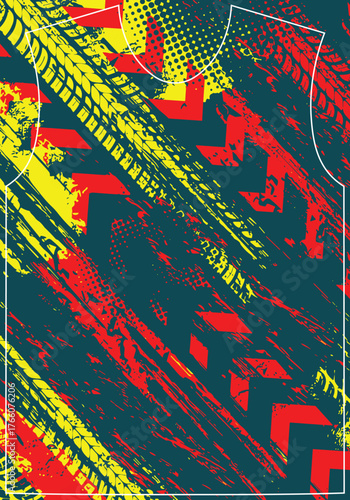 Modern Abstract Sports Jersey Background Design Vector for Football Cricket Racing Basketball and All Team Sports Uniform Template