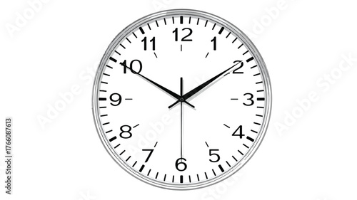 Detailed Vector Image of Large Clock Showing 12:00 Time | Visual Representation for Professionals