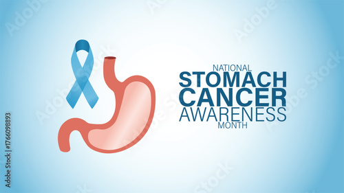 National Stomach Cancer Awareness Month Campaign Design