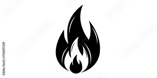 Festival of Lights Flame Fire Simple Flat Vector Icon