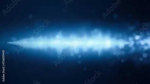 Sonic Symphony: A vivid depiction of sound waves pulses with energy, capturing the essence of audio in a visually stunning display of light and rhythm.