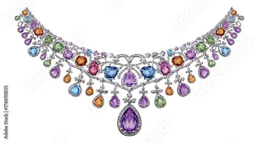 necklace isolated on white background