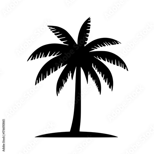 Bring tropical vibes to your design! This coconut tree vector adds a refreshing touch of paradise — perfect for summer themes, beach brands, and nature-inspired projects.