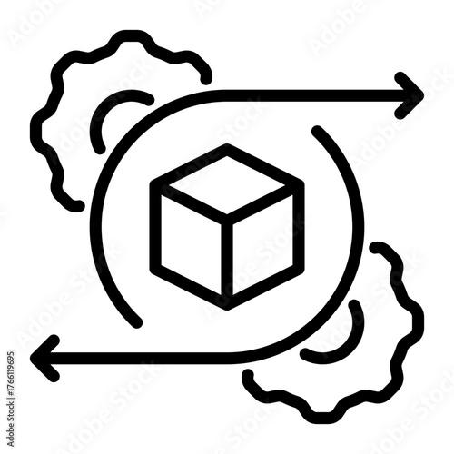 transaction icon, line icon style
