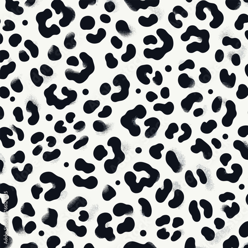 White leopard fur pattern texture vector with camouflage background perfect for textile designs, wallpapers, fashion, and decor.