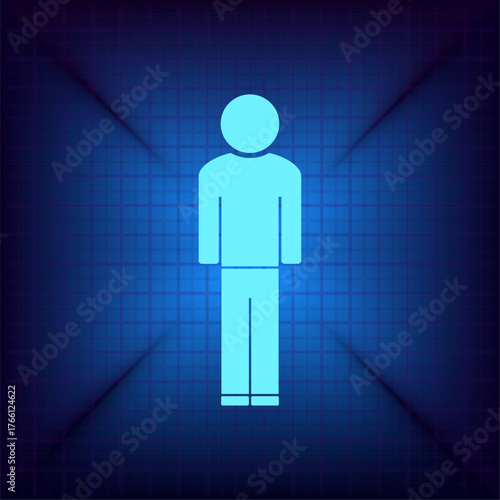 Vector illustration on a blue background