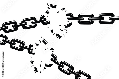 CHAIN BROKEN ILLUSTRATION 