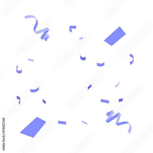 Festive confetti elements for celebrations and events, add joy and excitement for any design project