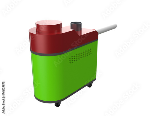 Modern Farming Ultrasonic Mist Generator: Professional Air Moisture Controller and HVAC Cooling Appliance for Controlled Environment Agriculture, Greenhouse Hydroponics, Digital Graphic Resource.