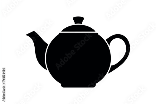 Elegant Teapot Silhouette