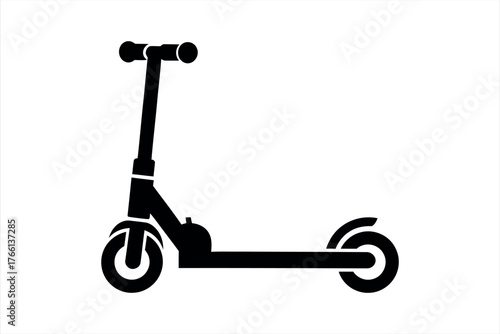 Black Scooter Icon