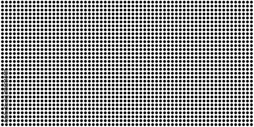 Black and white seamless polka dot pattern vector perfectly blended