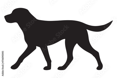 dog silhouette vector