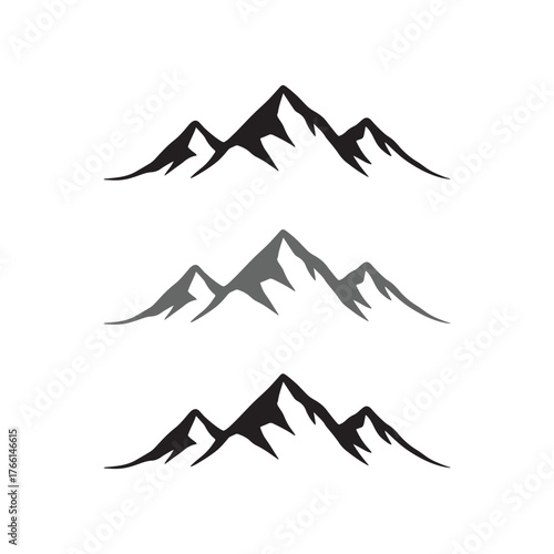 vector illustration of mountains