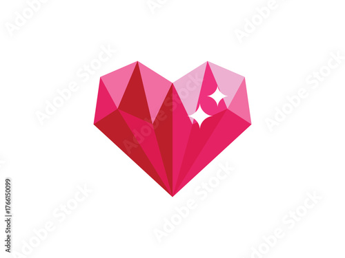 diamond cut precious stones with sparkle vector illustration