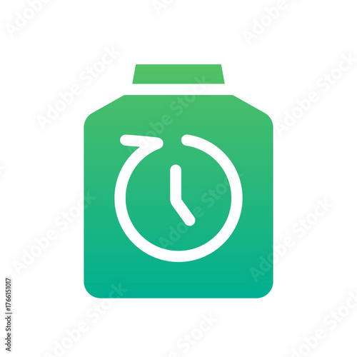 battery lifetime gradient icon