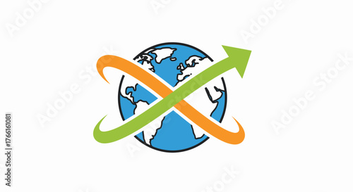 Global Connectivity A Modern Icon Depicting Worldwide Internet and Digital Communications