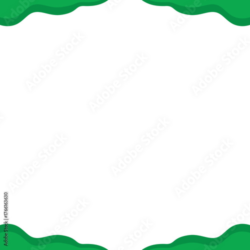 green grass frame