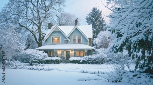 Winter Snow Scene Forest Photography: Capturing Serene, Magical Landscapes with Snow-Covered Trees, Frosty Pine Needles, and Soft Morning Light – Showcasing Snow-Dusted Branches