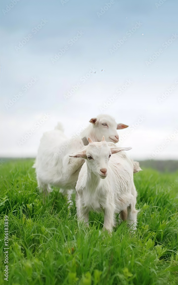 Obraz premium sheep and lambs