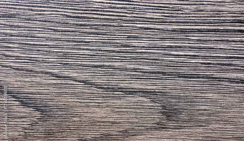 Quadro em tela Light wenge oak, aged natural wood texture with blue artificial veins, close-up