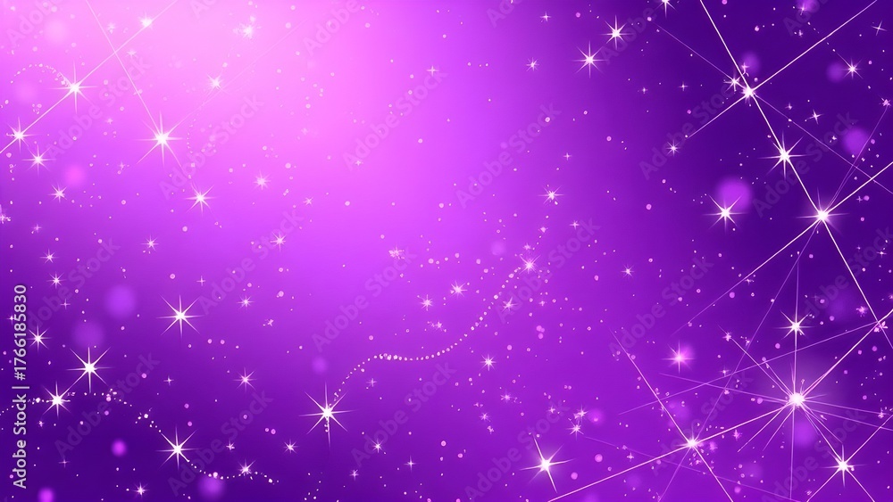 Fototapeta premium 보라색 글리터 반짝이 장식 배경이미지Purple glitter glitter decorative background image