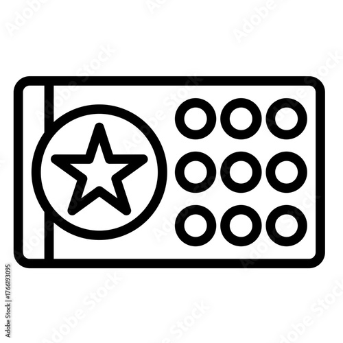 Stamp  Icon Element For Design
