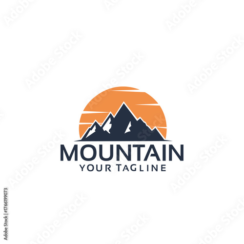 mountain landscape logo