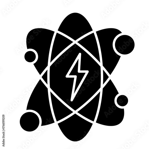 Atomic Energy   Icon Element For Design