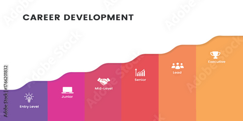 Career Growth Stages Entry Level to Executive Success