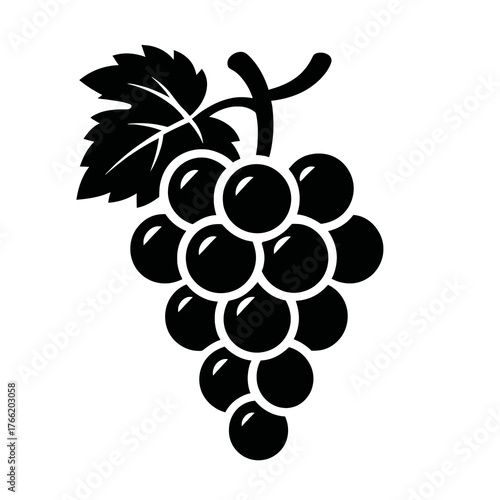 Grape Fruit Vector Icon