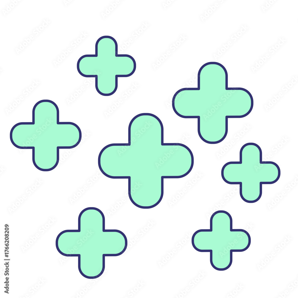 Obraz premium Medical Cross Pattern