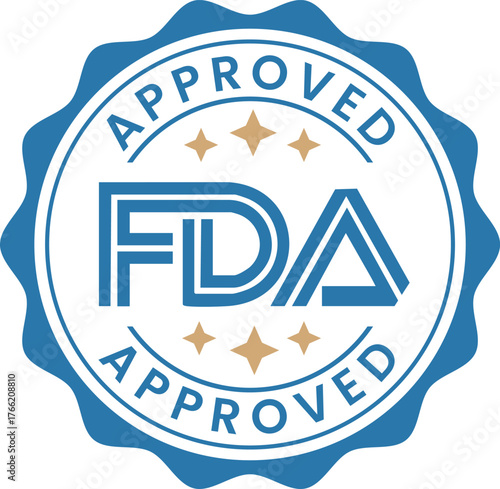 Fda approved food safety regulation compliance icon