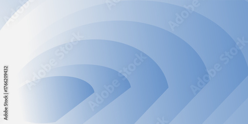 Abstract blue background with soft circular gradient waves. Modern minimal geometric pattern design perfect for technology, business, digital presentation, website, poster, n creative banner template.