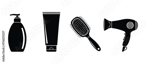 Hair care products and tools for personal grooming and beauty routine