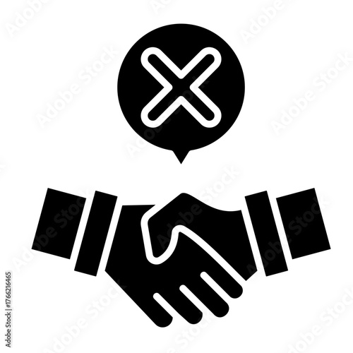 Say No  Icon Element For Design	