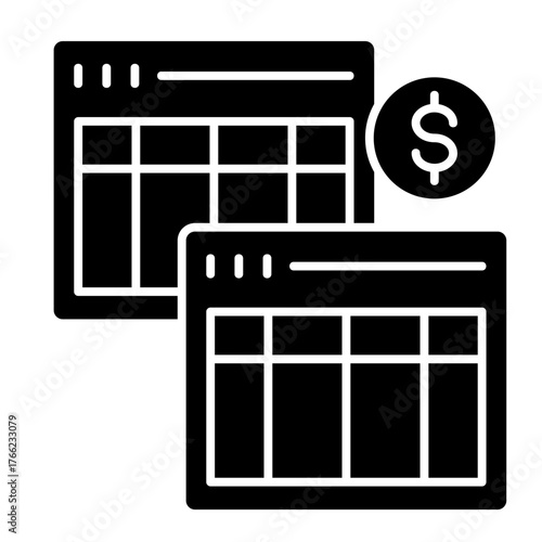 Online Payment  Icon Element For Design
