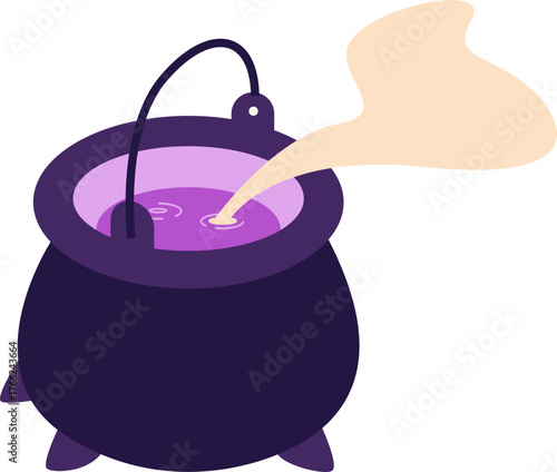Witch Potion Couldron Element