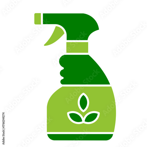 Eco Cleaner Spray Icon Element For Design
